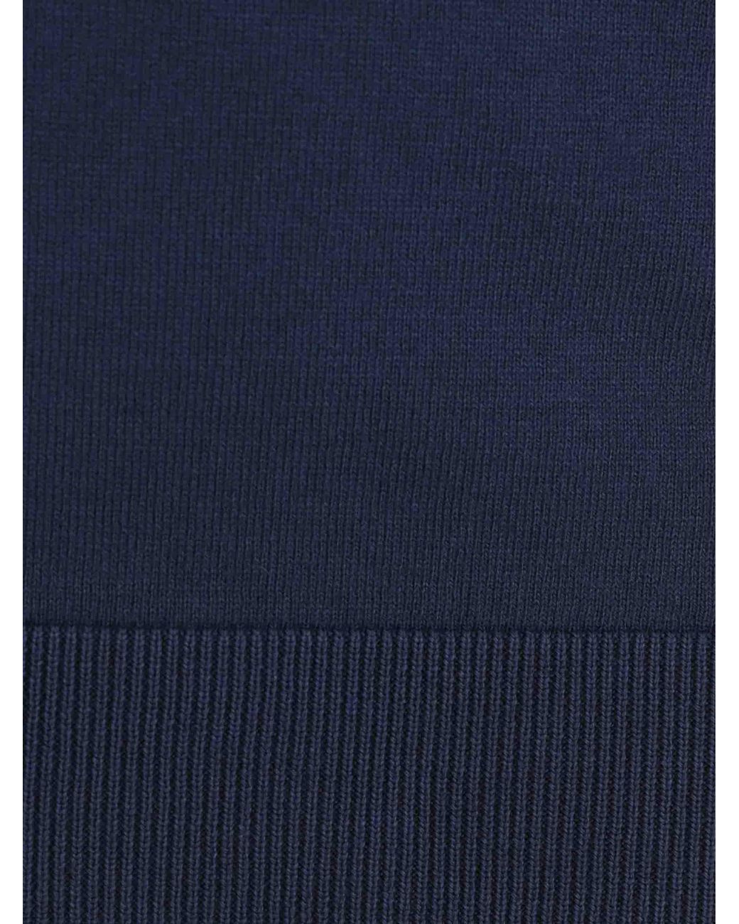 Santa Eulalia Blue Fine Knit Sweater for men