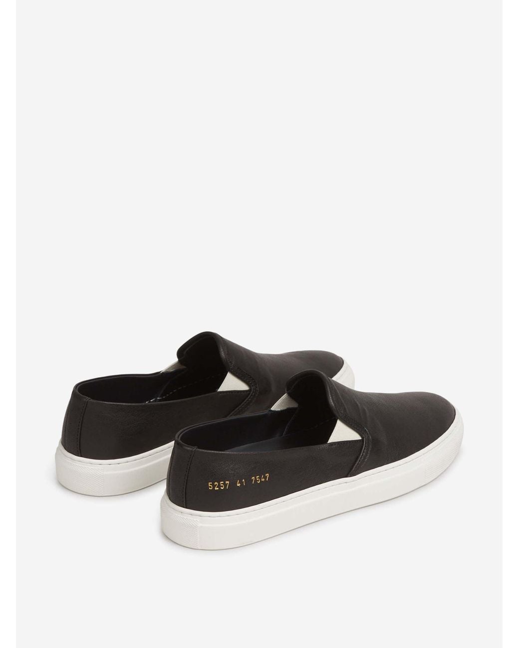 Common Projects White Slip-On Leather Sneakers for men