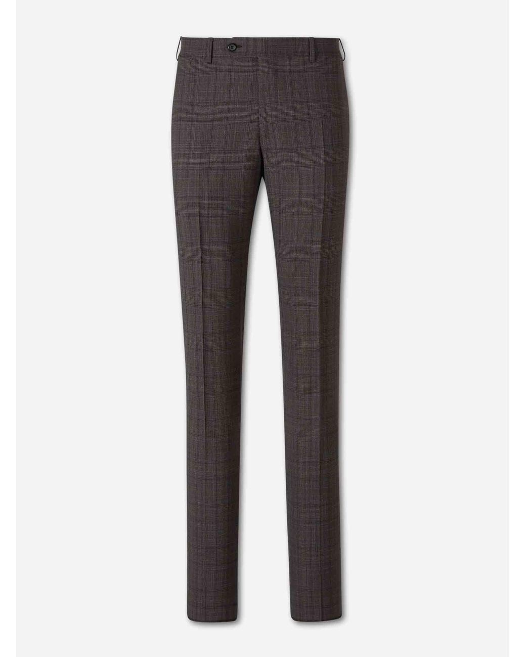 Canali Black Straight Wool Suit for men