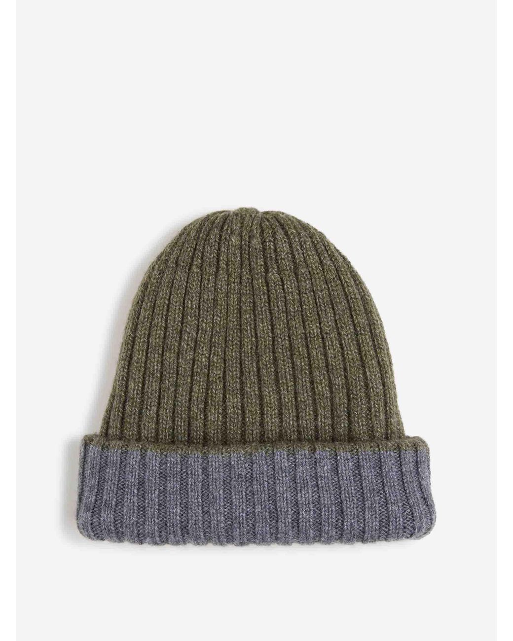 Fedeli Green Double Cashmere Hat for men