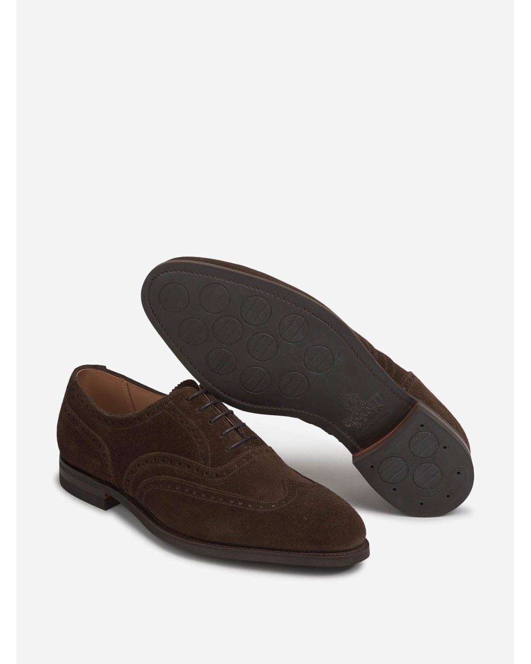 Crockett and Jones Brown Westgate 2 Shoes for men