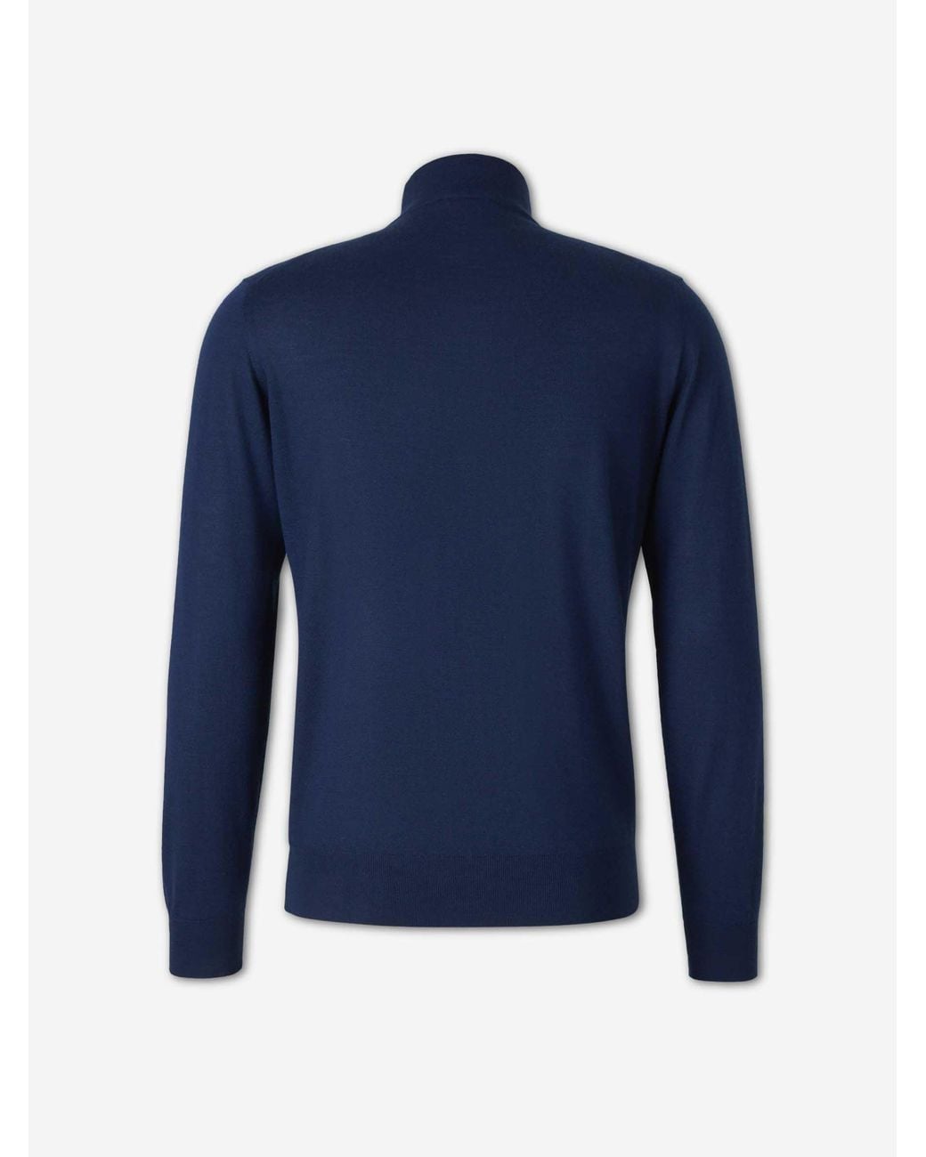 Santa Eulalia Blue Thin Turtleneck Sweater for men