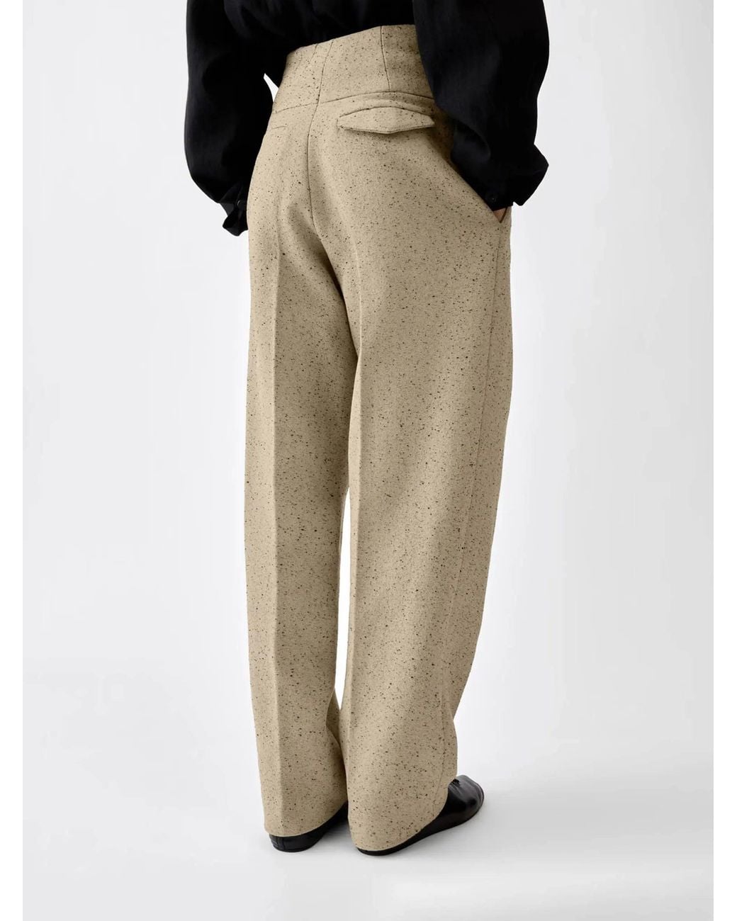 Jacquemus Natural Straight Tuxedo Pants for men