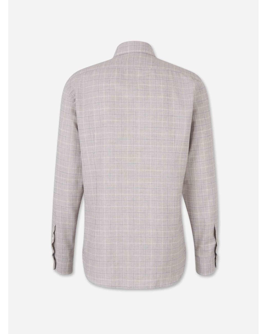 Vincenzo Di Ruggiero Green Wool Cotton Shirt for men