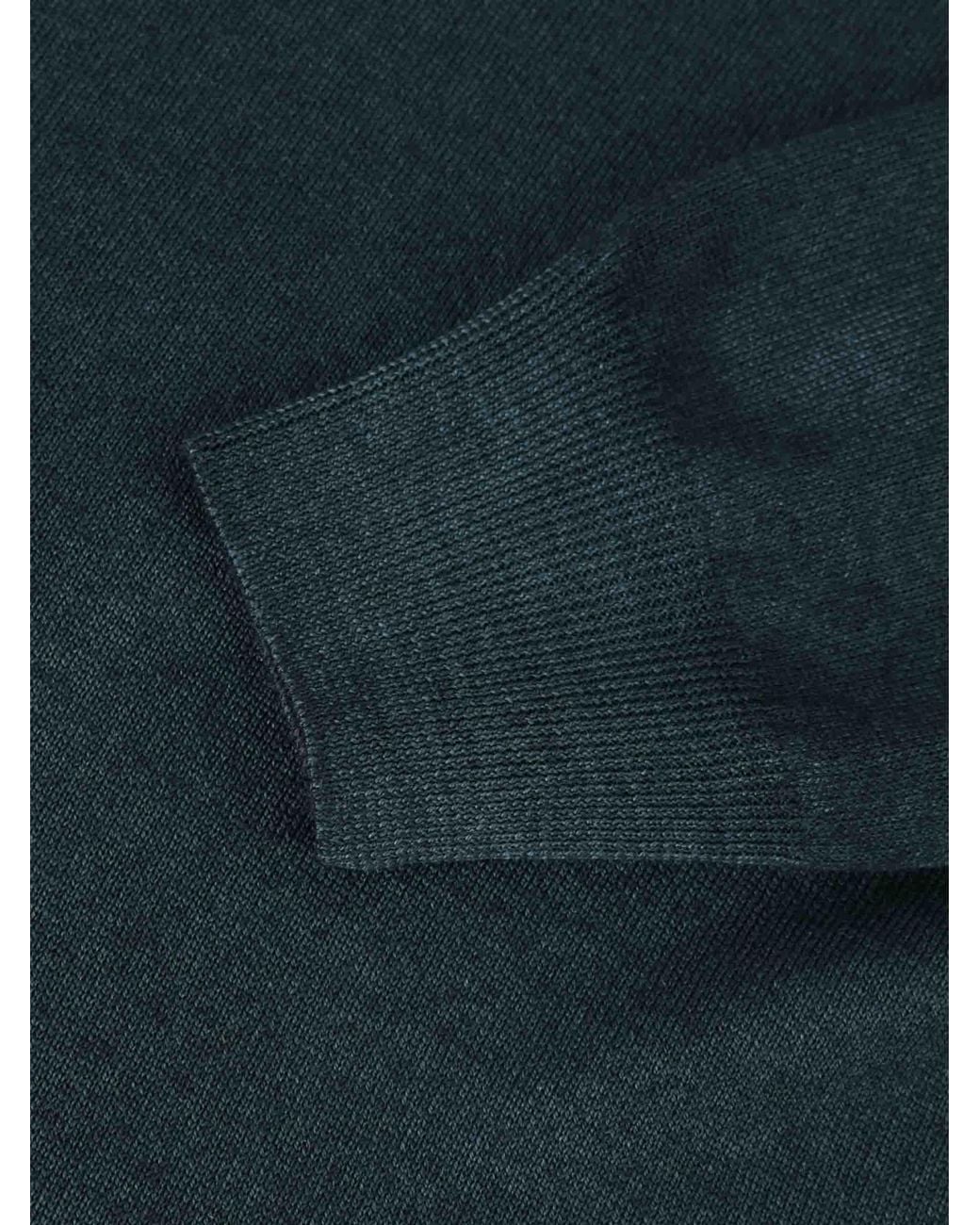 Santa Eulalia Blue Polo Collar Sweater for men
