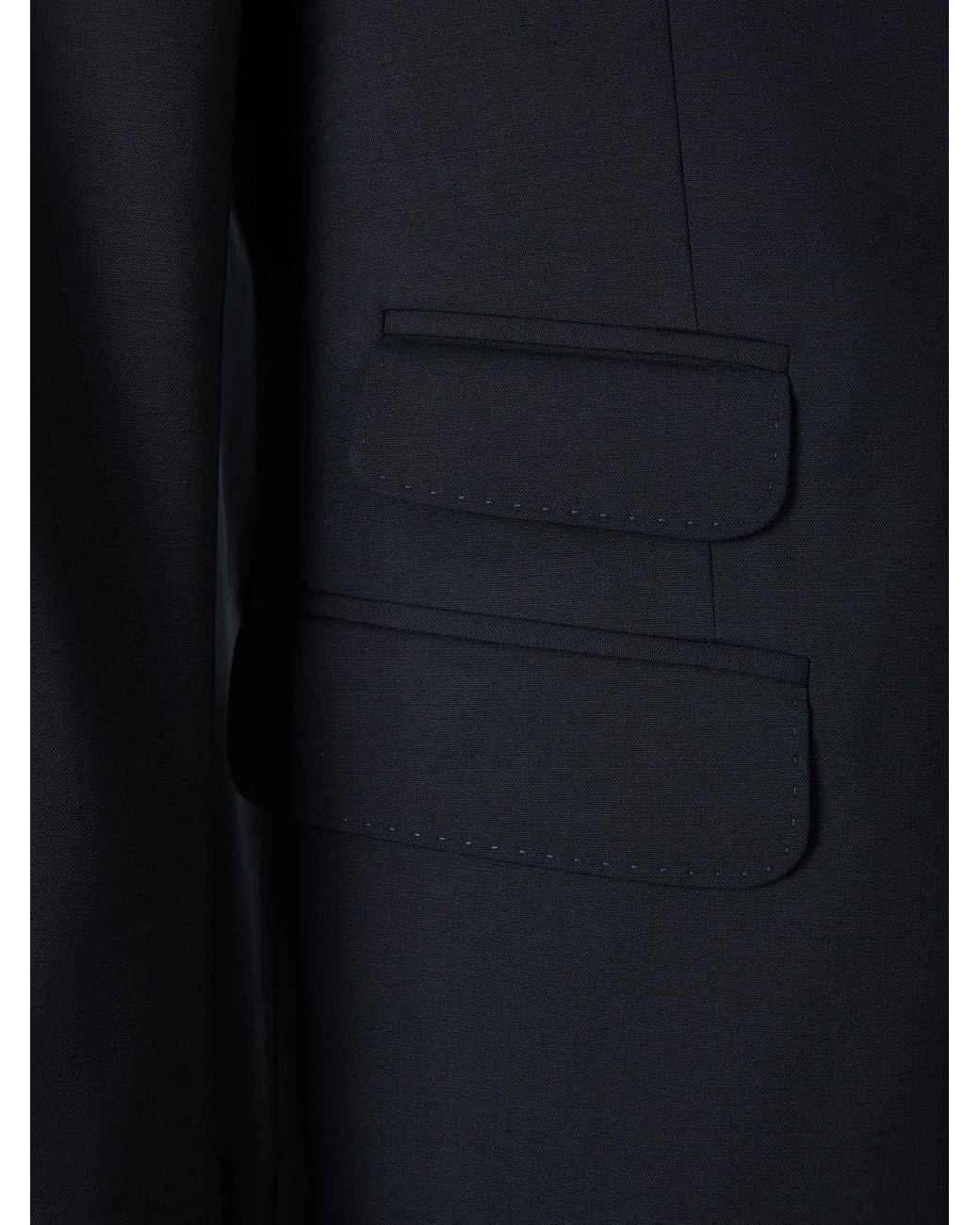 DSquared² Blue Plain Wool Suit for men