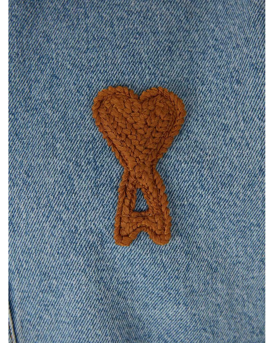Sobrecamisa Denim AMI de color Blue