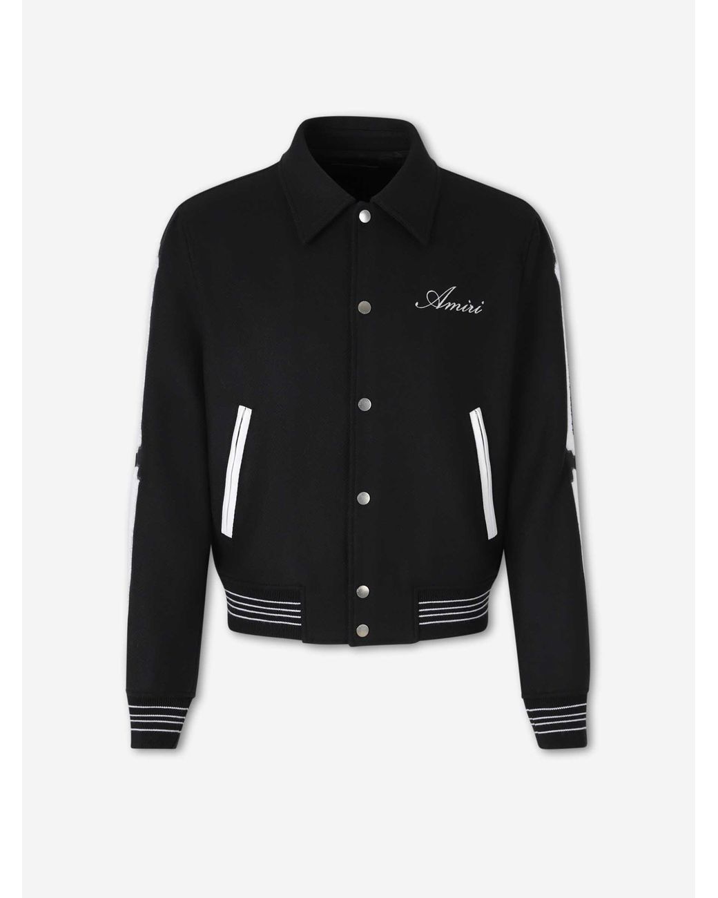 Amiri Black Skel Bomber Jacket for men