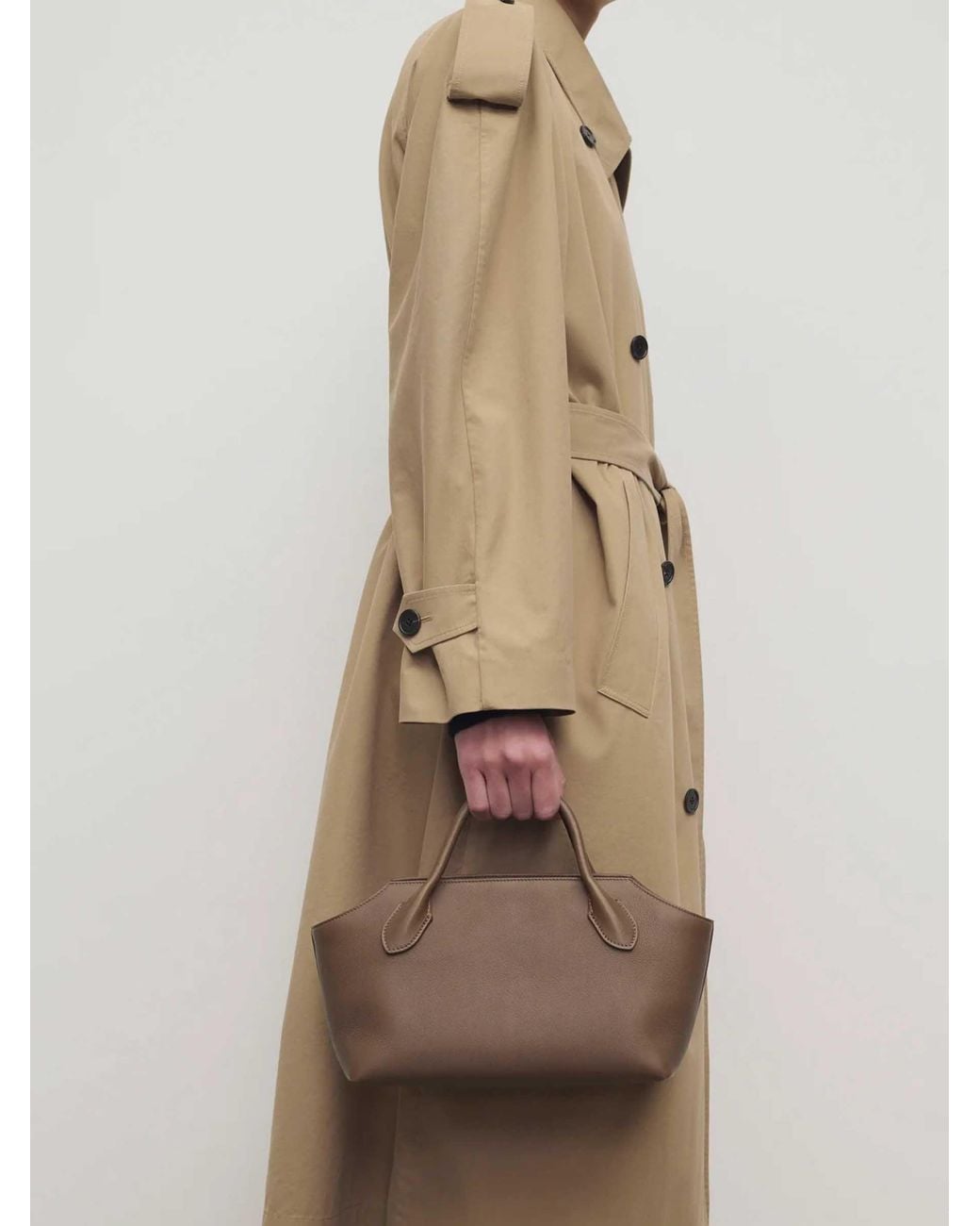 The Row Brown Terrasse Bauletto Bag