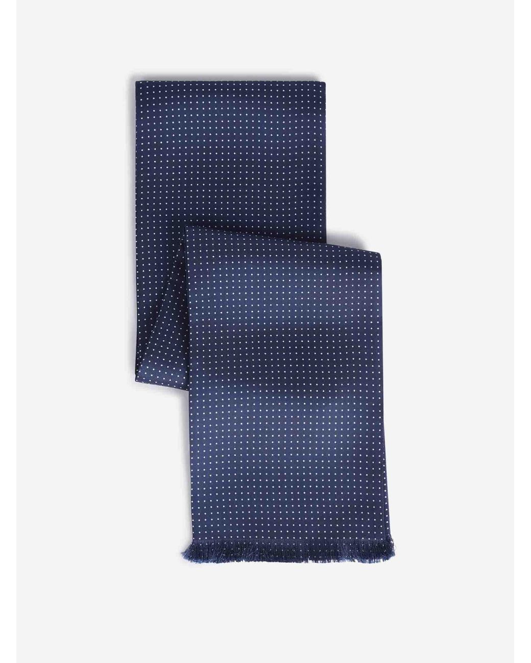 Sciarpa A Pois di Santa Eulalia in Blue da Uomo