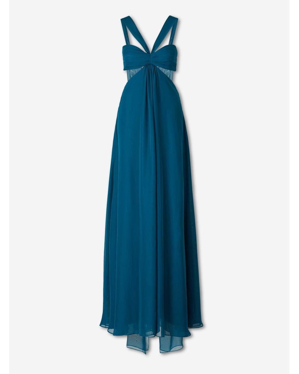 retroféte Blue Maxi Dress Meira