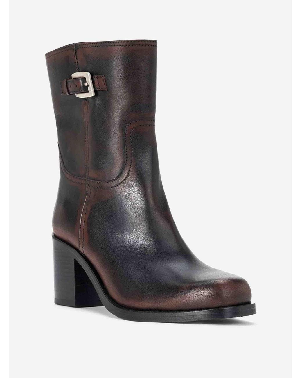 Staud Black Brooklyn 75Mm Leather Ankle Boots