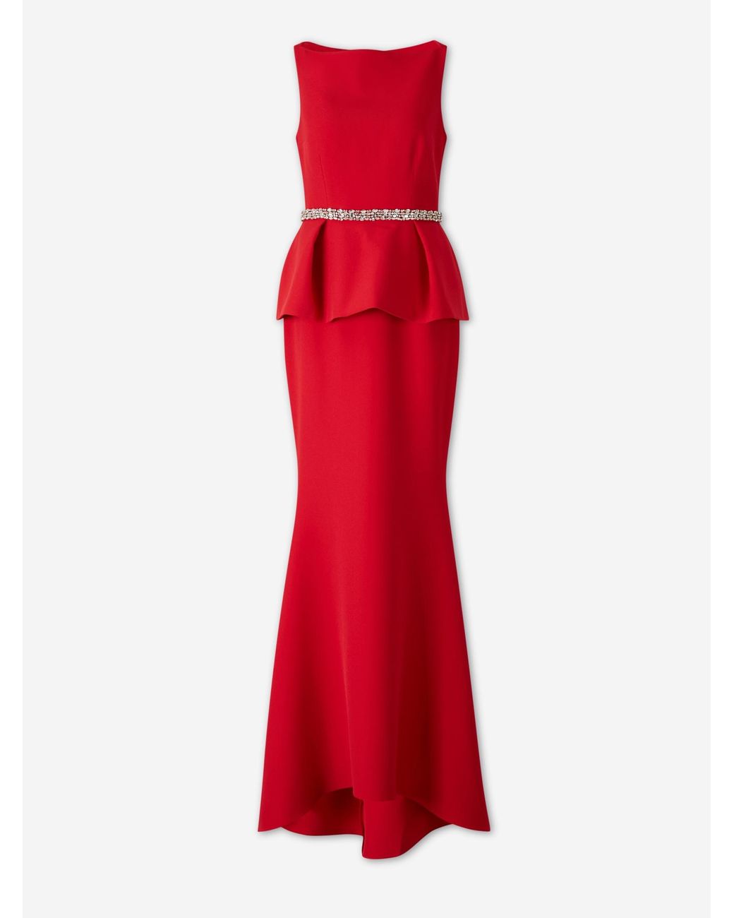 Safiyaa Red Carter Maxi Dress