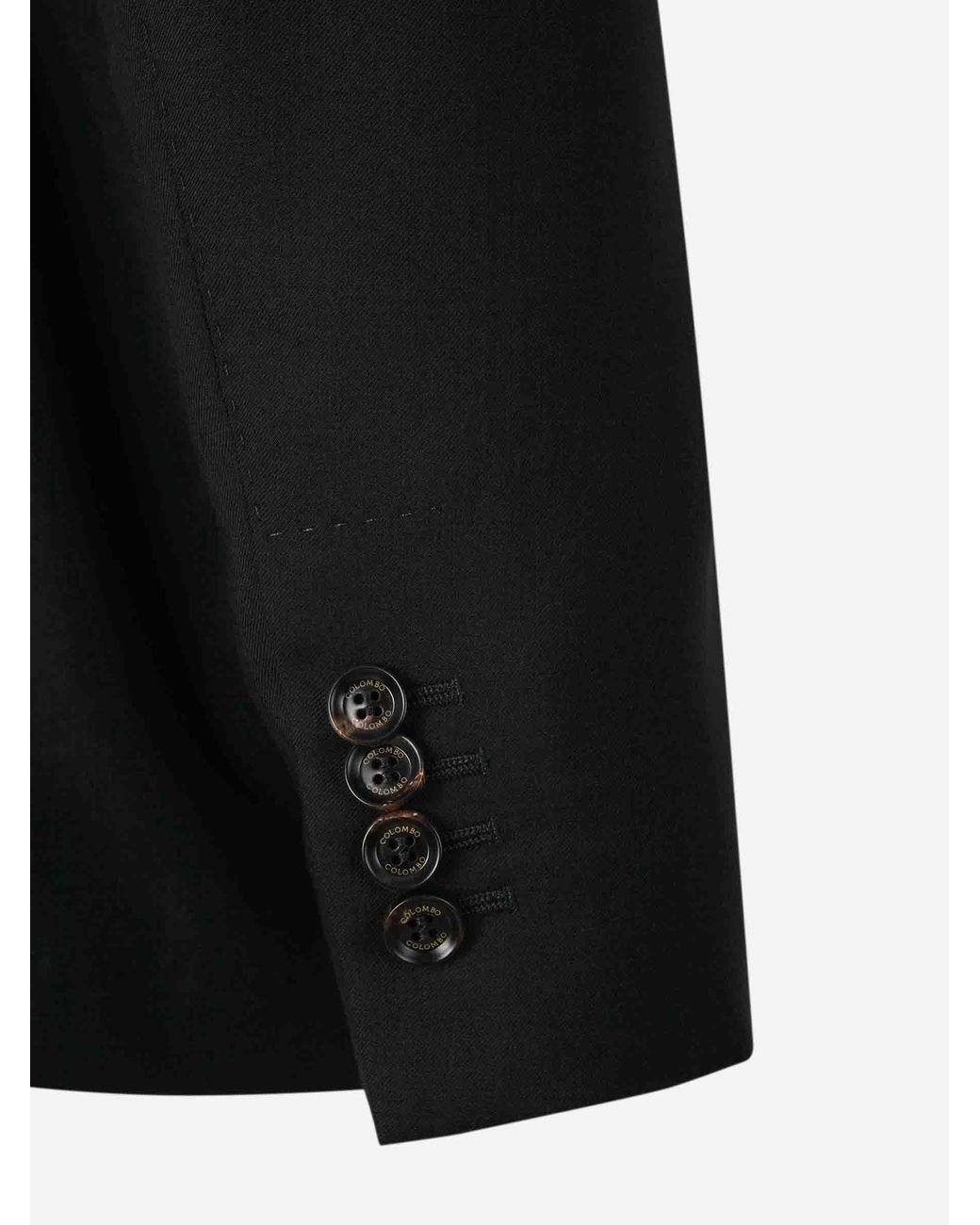 Cravatta Floreale di Colombo in Black da Uomo