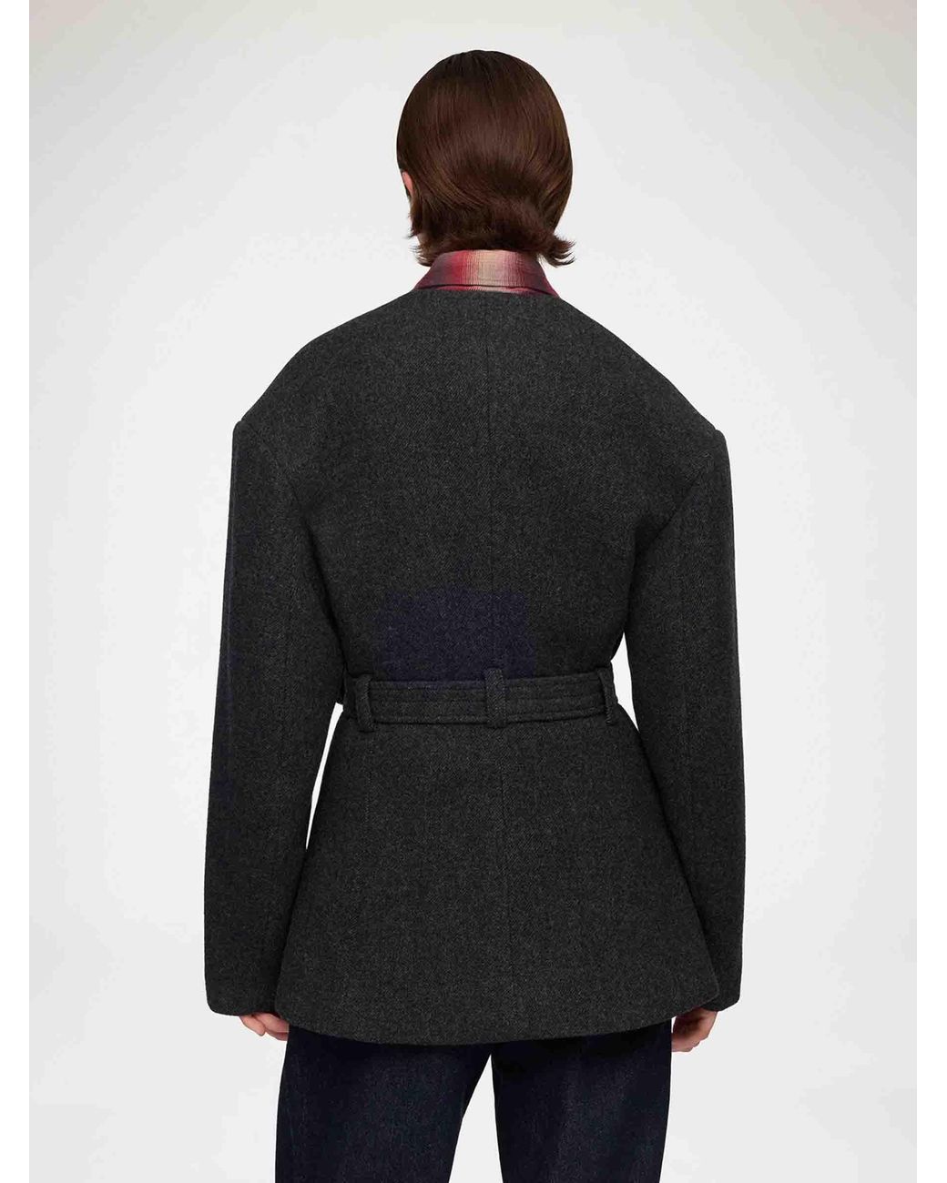 Ganni Black Casual Wool Jacket