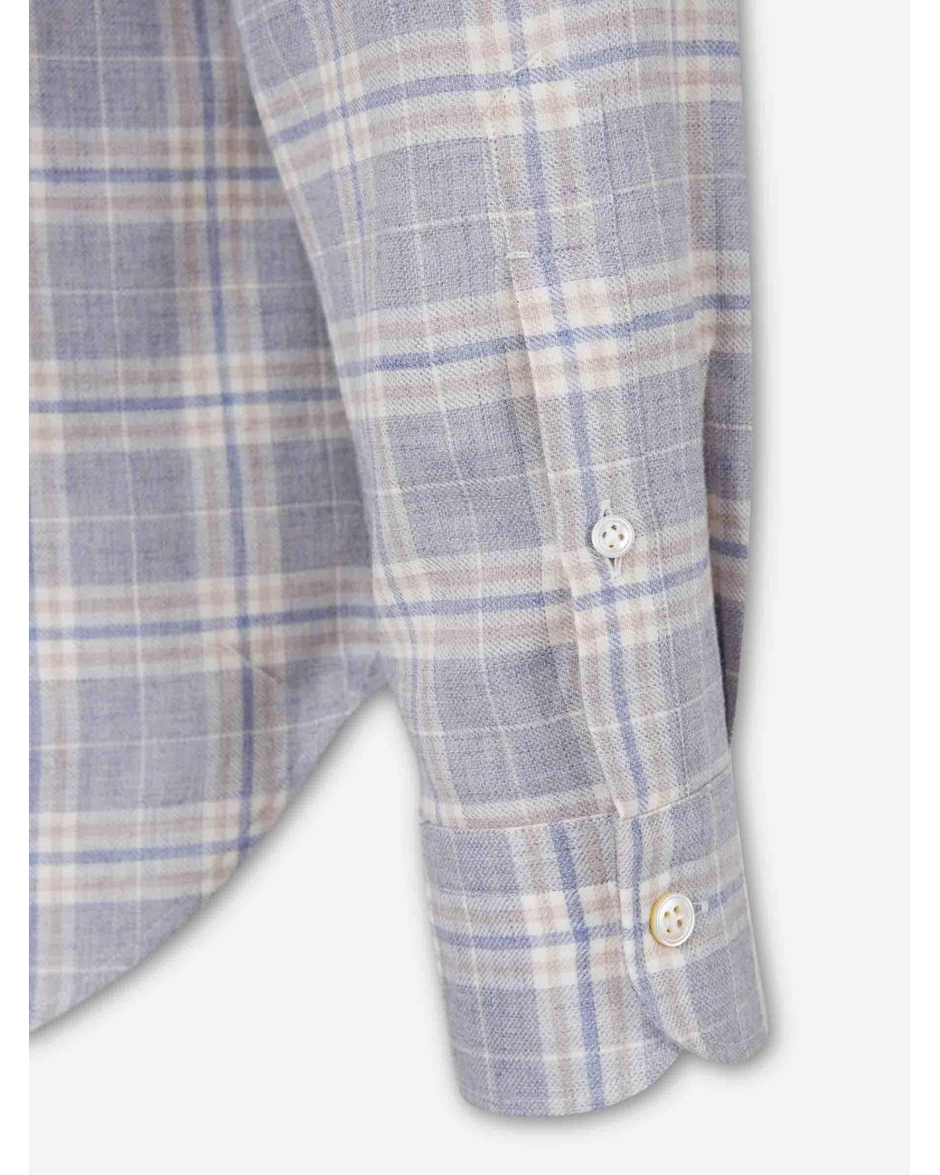 Vincenzo Di Ruggiero Gray Cotton Wool Shirt for men