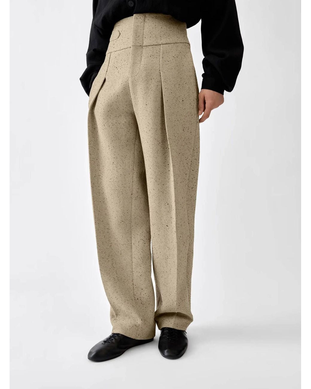 Jacquemus Natural Straight Tuxedo Pants for men