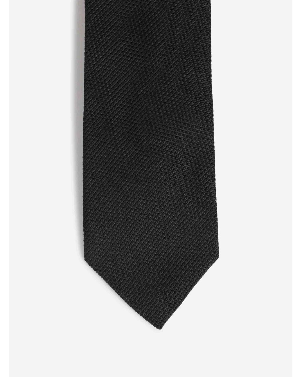 Bigi por Santa Eulalia Black Intertwined Silk Tie for men