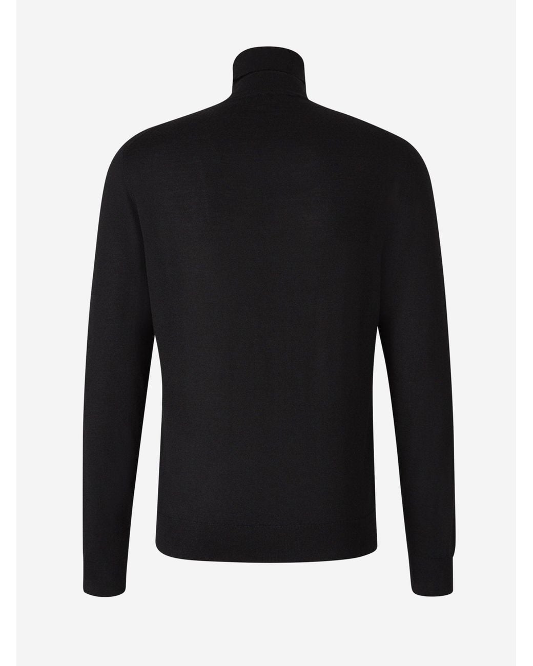 Santa Eulalia Black High Neck Sweater for men
