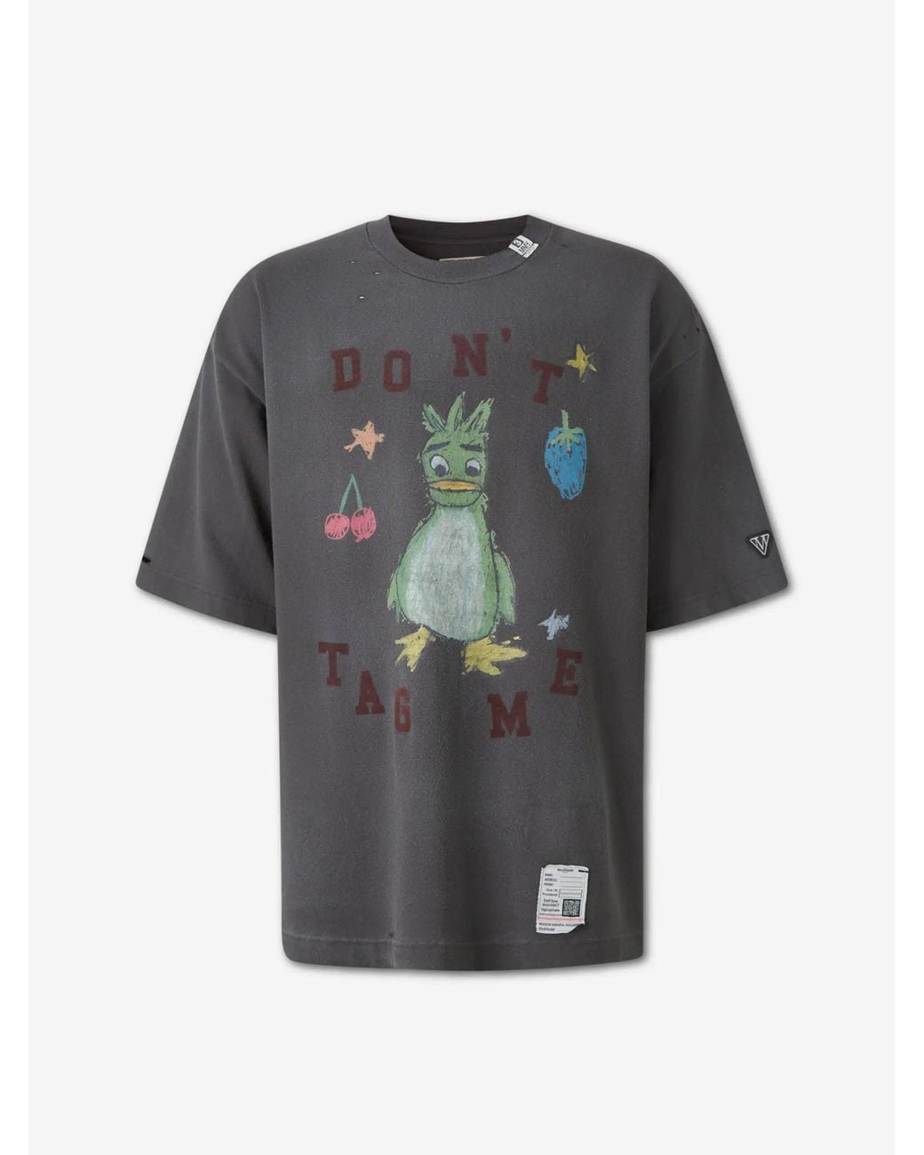 Maison Mihara Yasuhiro Gray Leon Doodle T-Shirt for men