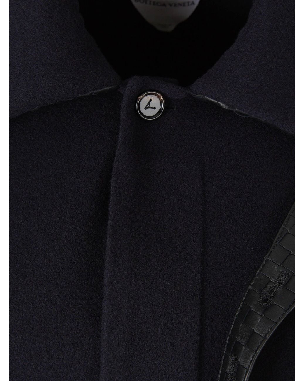 Bottega Veneta Blue Cashmere Wool Cape