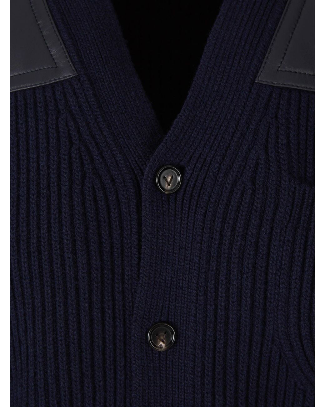 Bottega Veneta Blue Cashmere Wool Cardigan for men