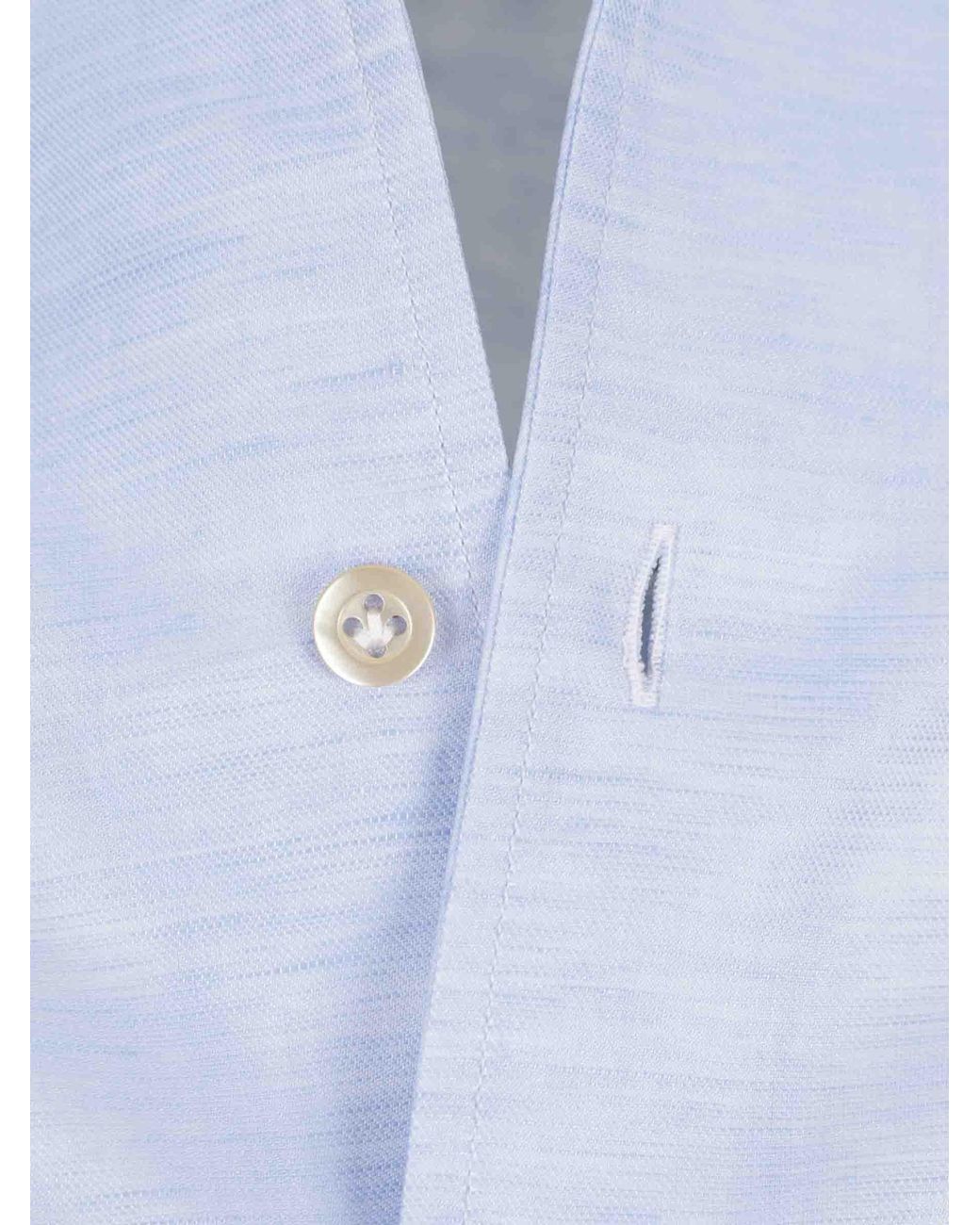 Santa Eulalia Blue Long Sleeve Shirt for men