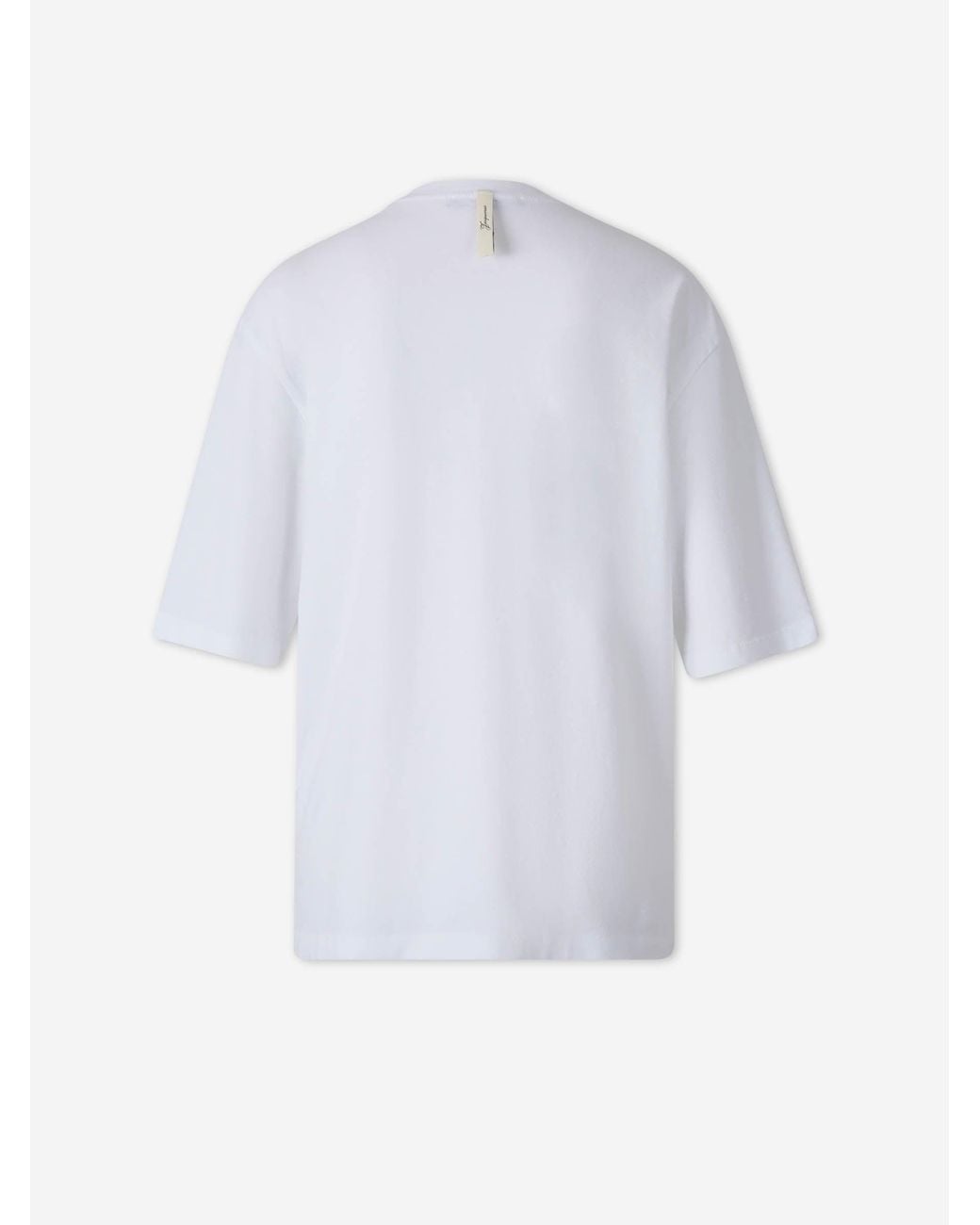 Jacquemus White Camisea Logo