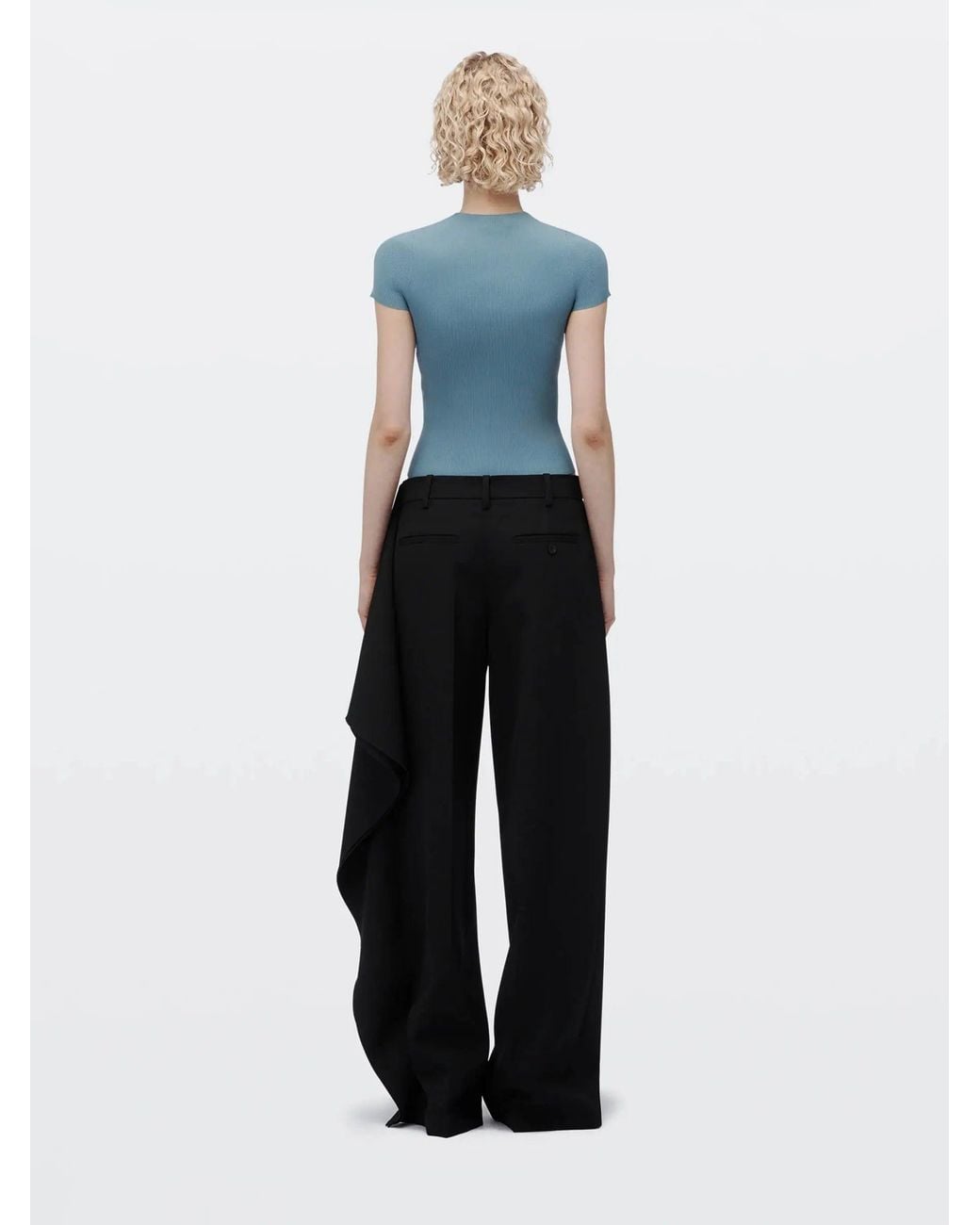 Alexander Wang Blue Short Sleeve T-Shirt