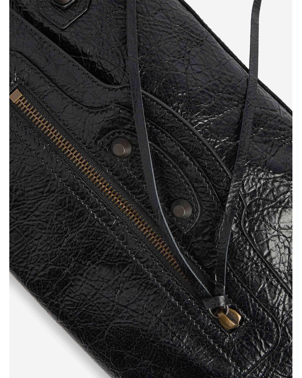 Balenciaga Black Le City Clutch Bag