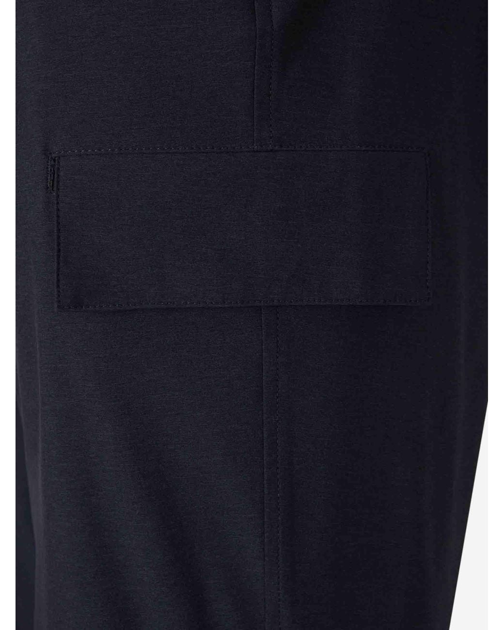 Herno Blue Straight Leg Trousers Cargo for men