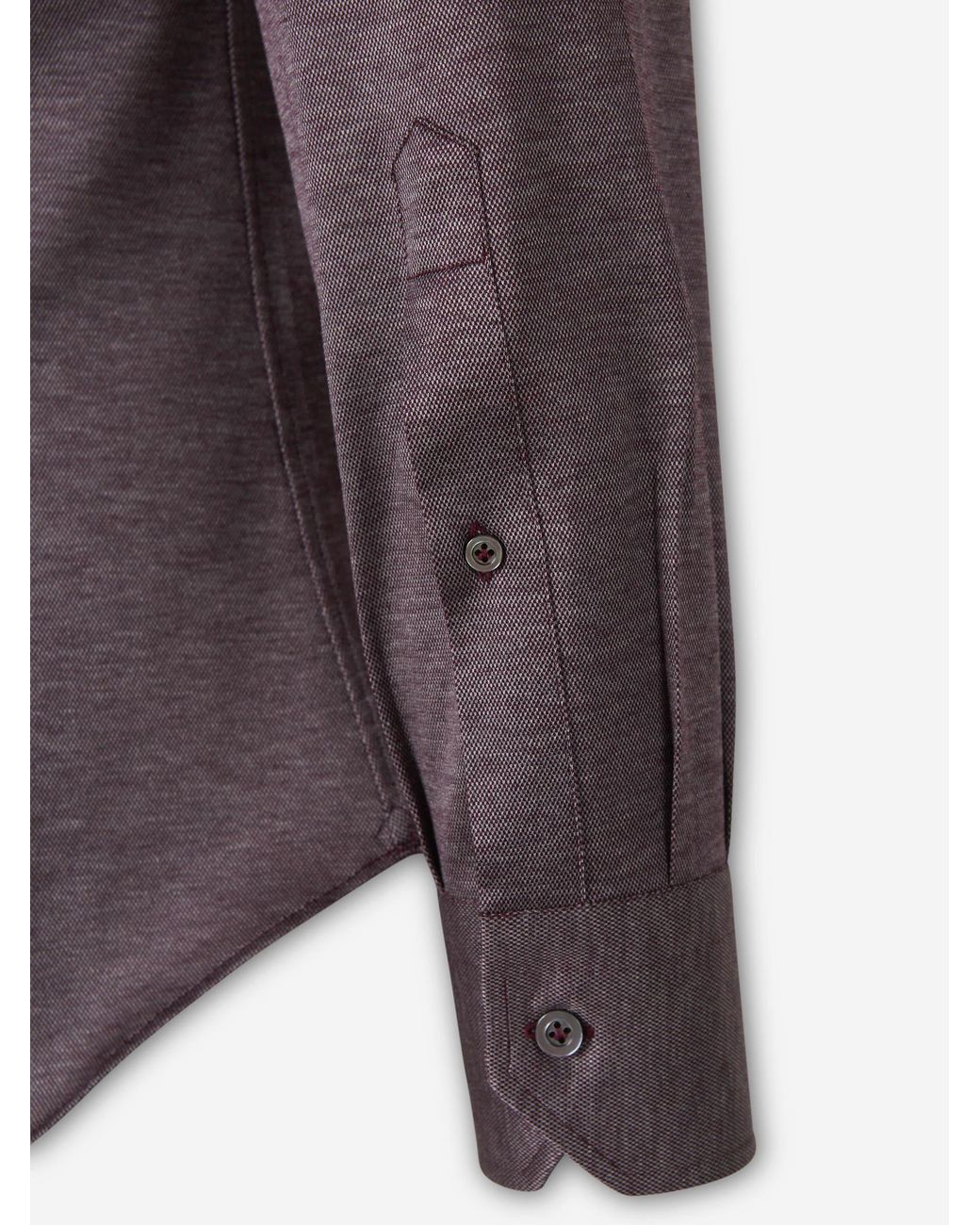 Fray Purple Plain Cotton Shirt for men