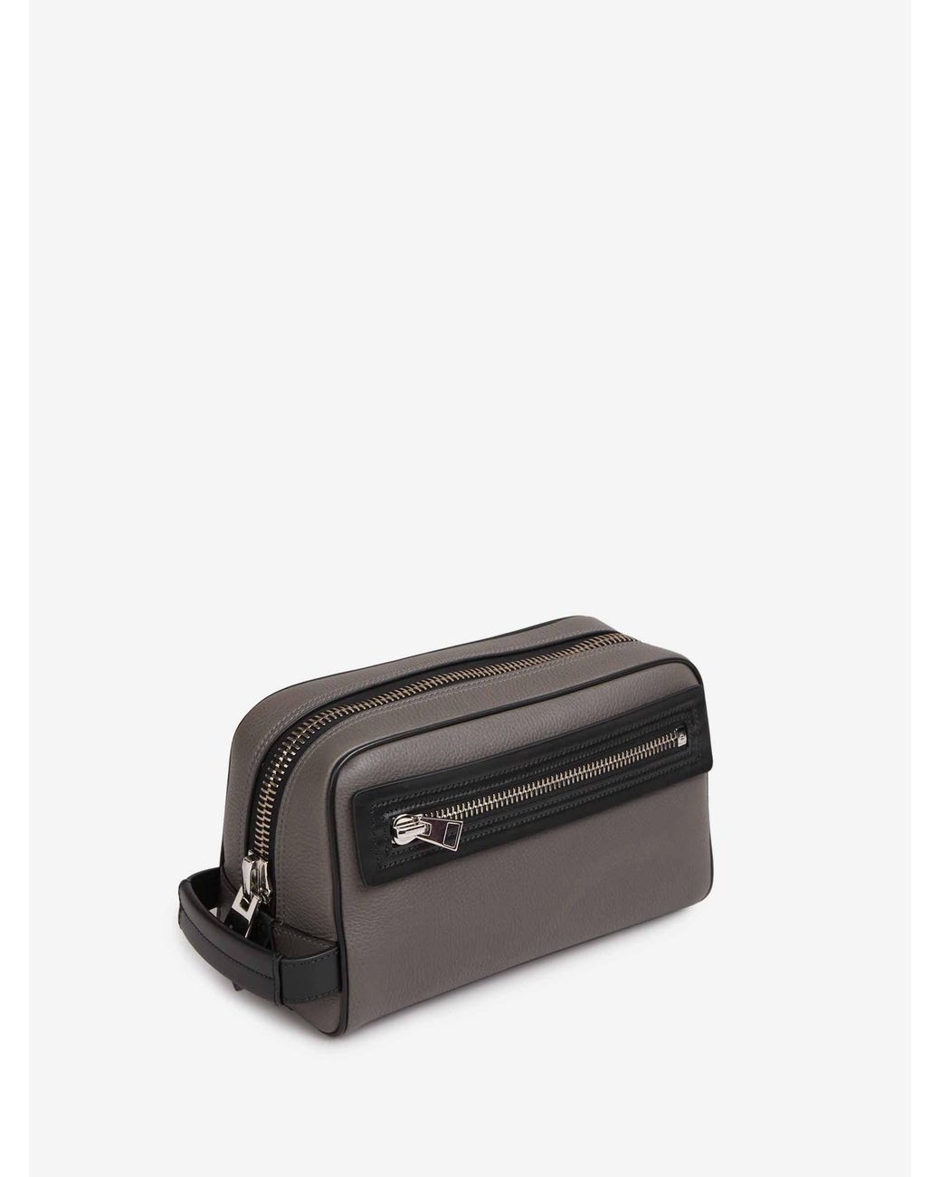 Tom Ford Black Leather Toiletry Bag for men
