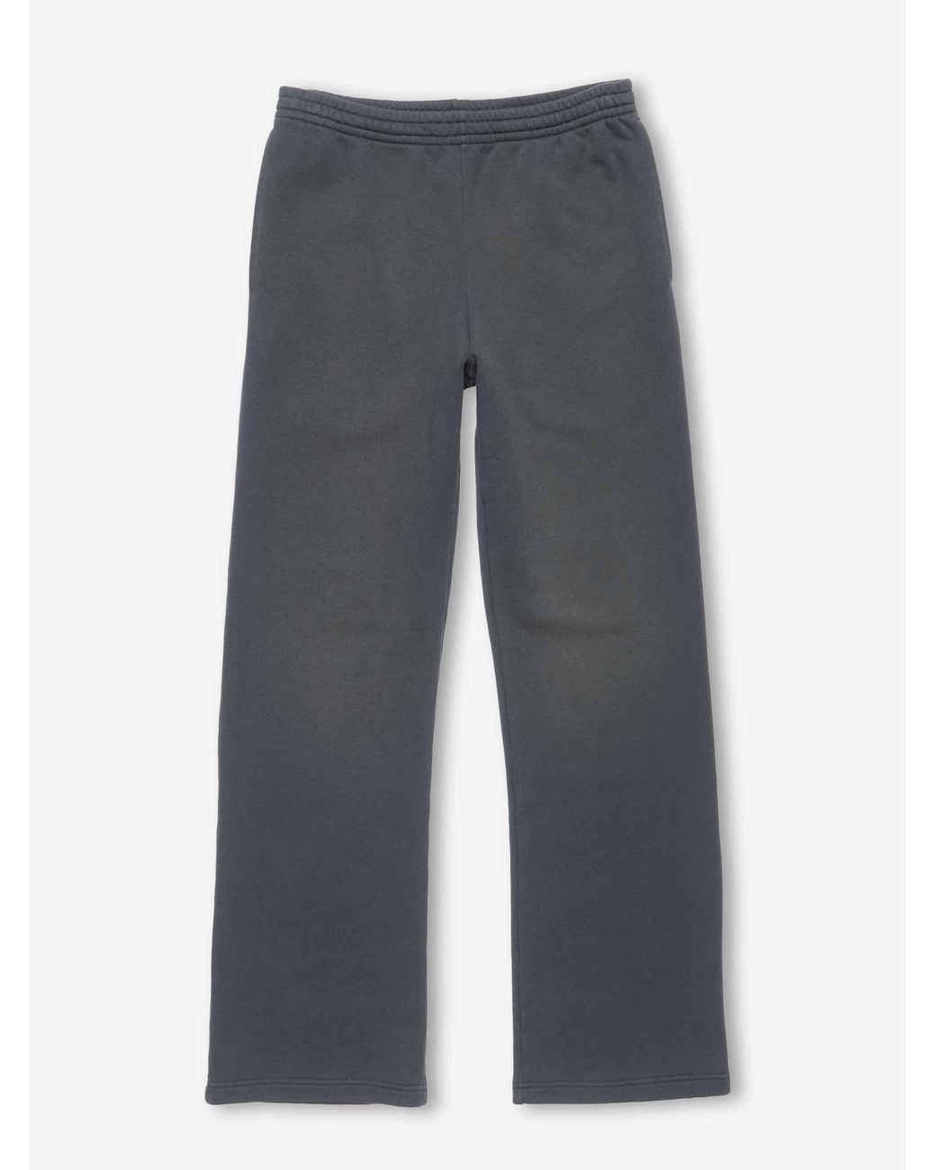 Acne Gray Cotton Logo Joggers for men