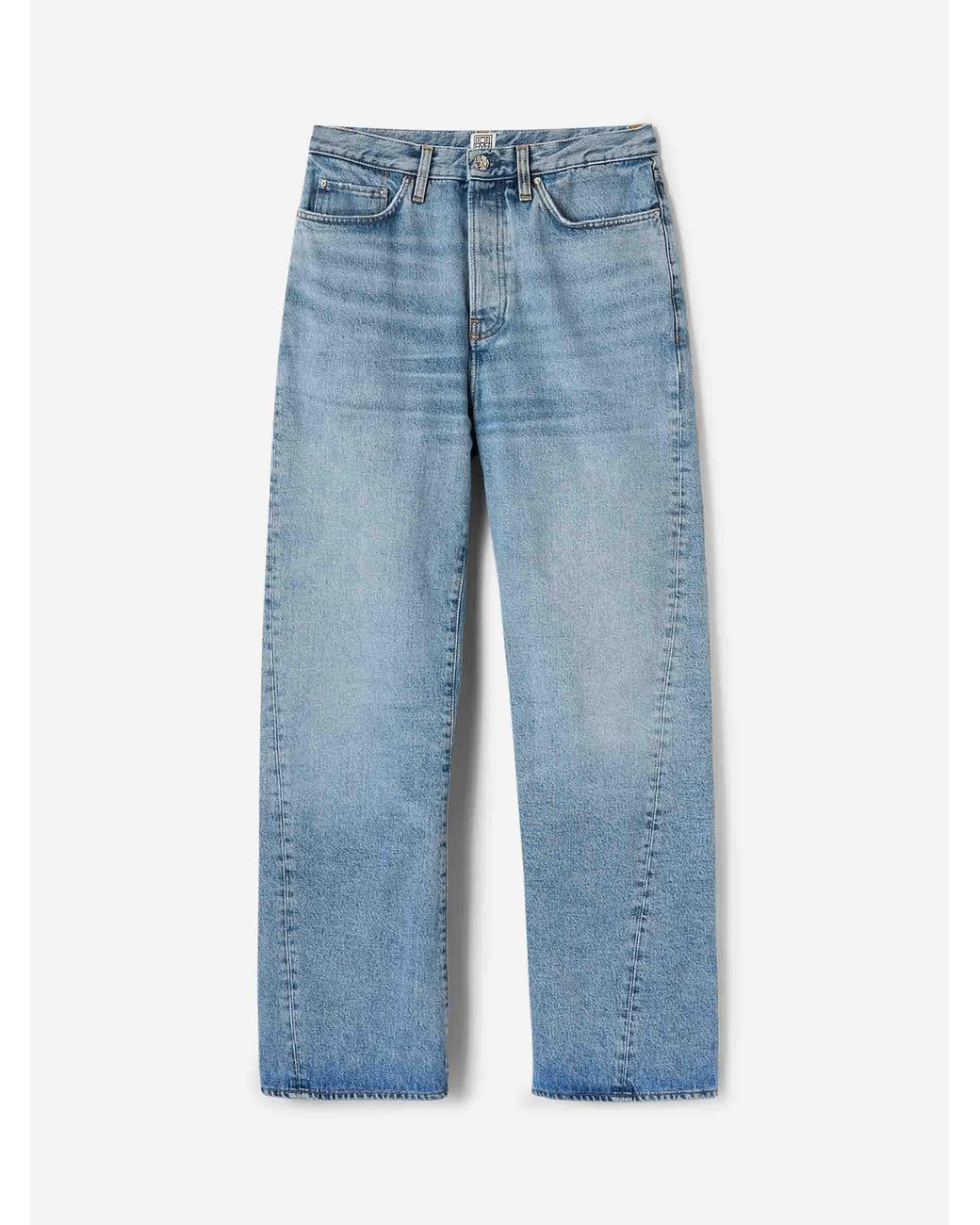 Totême Blue Twisted Straight Jeans