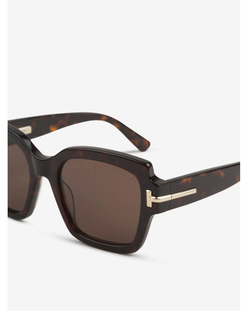 Tom Ford Gray Square Sunglasses