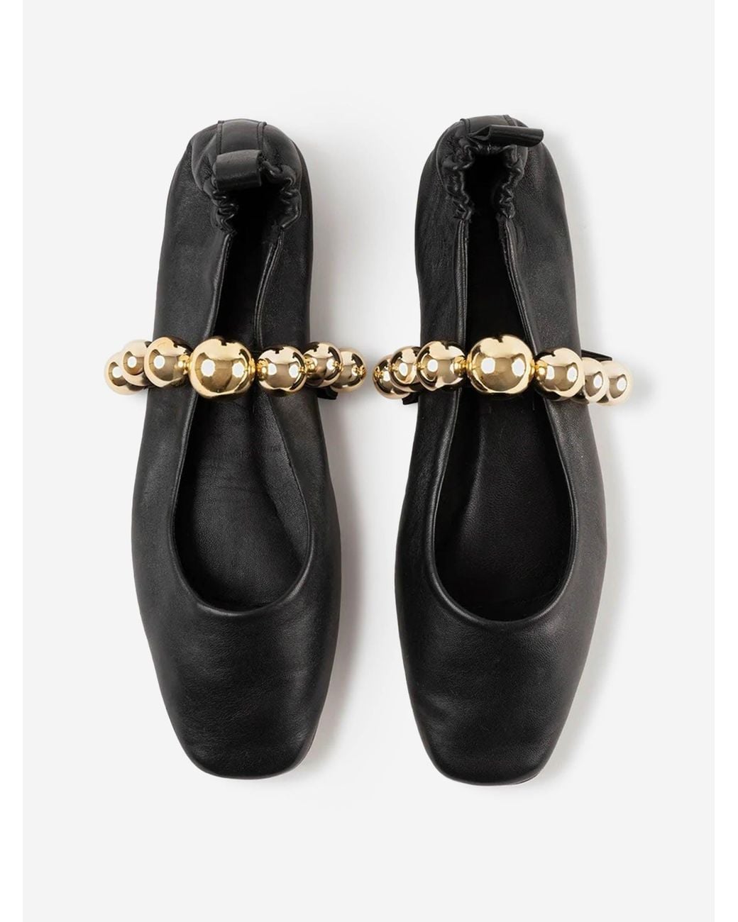 Souliers Martinez White Flamenco Skin Ballerinas