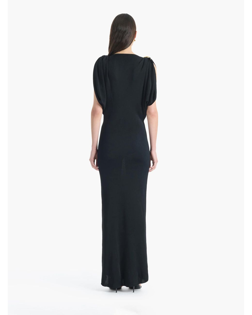 Altuzarra Black Henderson Knit Dress