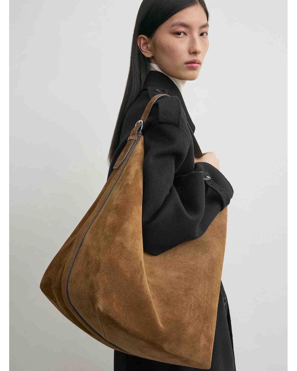 Totême Brown Maxi Shoulder Bag