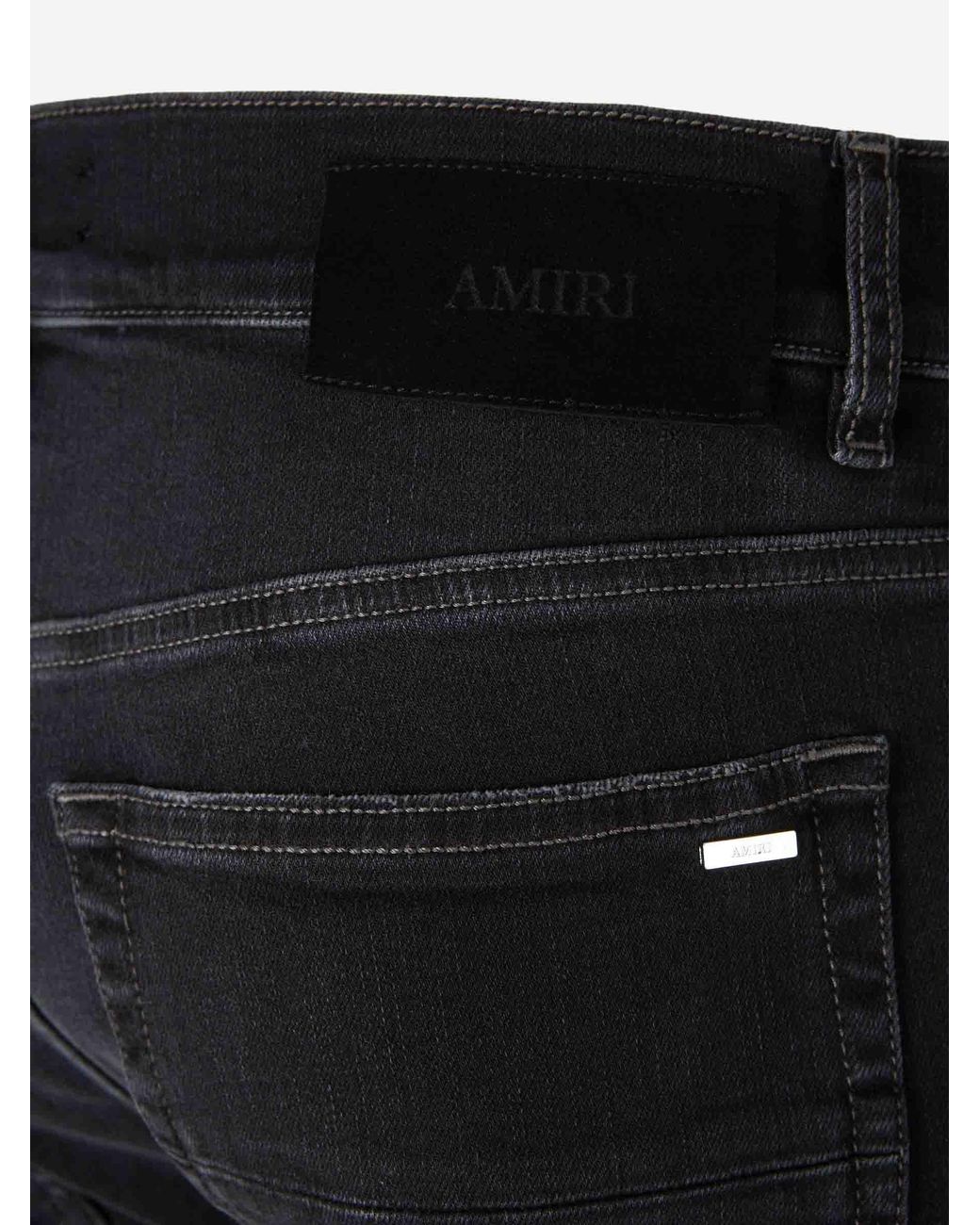 Amiri Blue Ripped Skinny Jeans for men