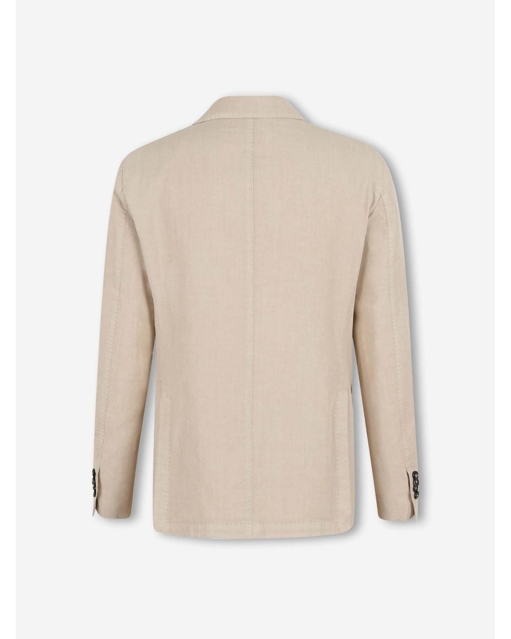 Blazer di Santa Eulalia in Natural da Uomo