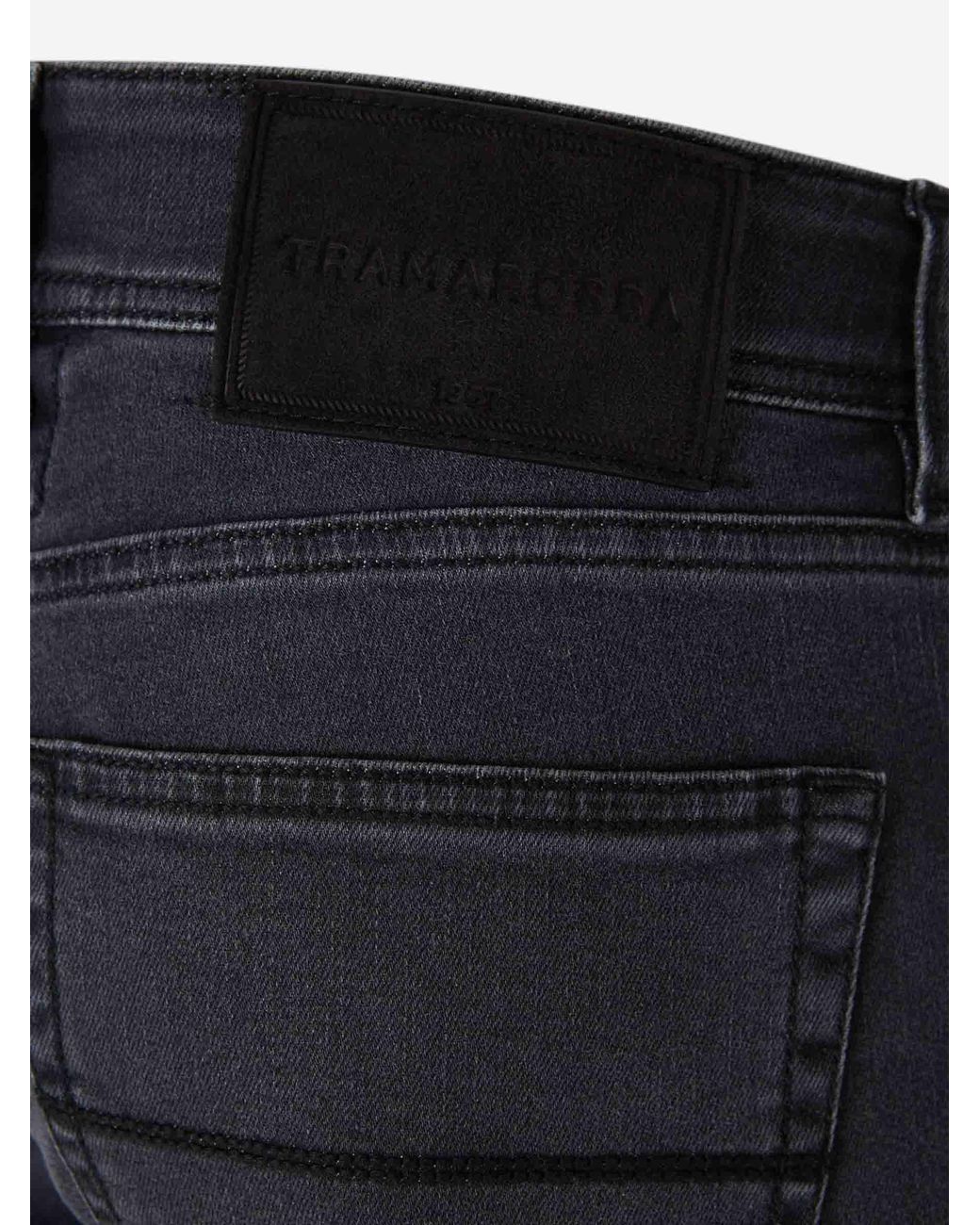 Tramarossa Blue Straight Jeans for men