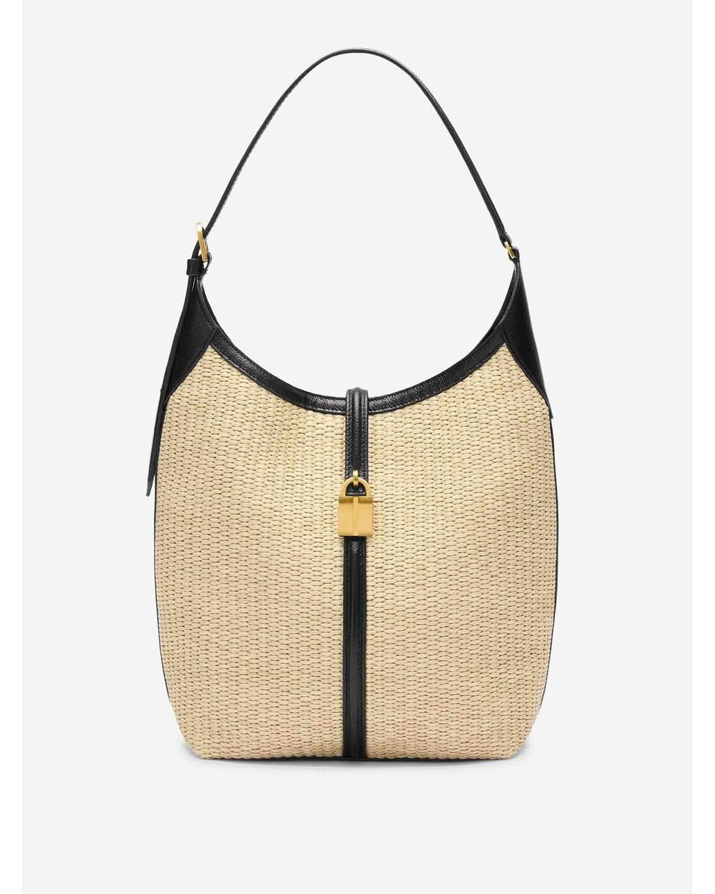 DeMellier London Natural The Sienna Bucket Raffia Bag