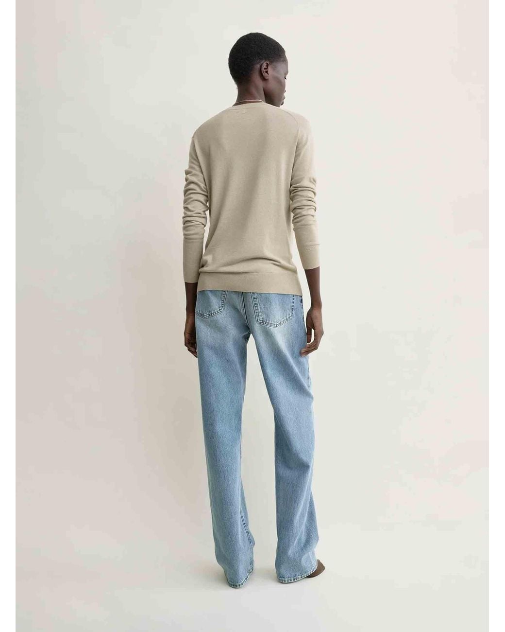 Totême Natural Crew Neck Sweater