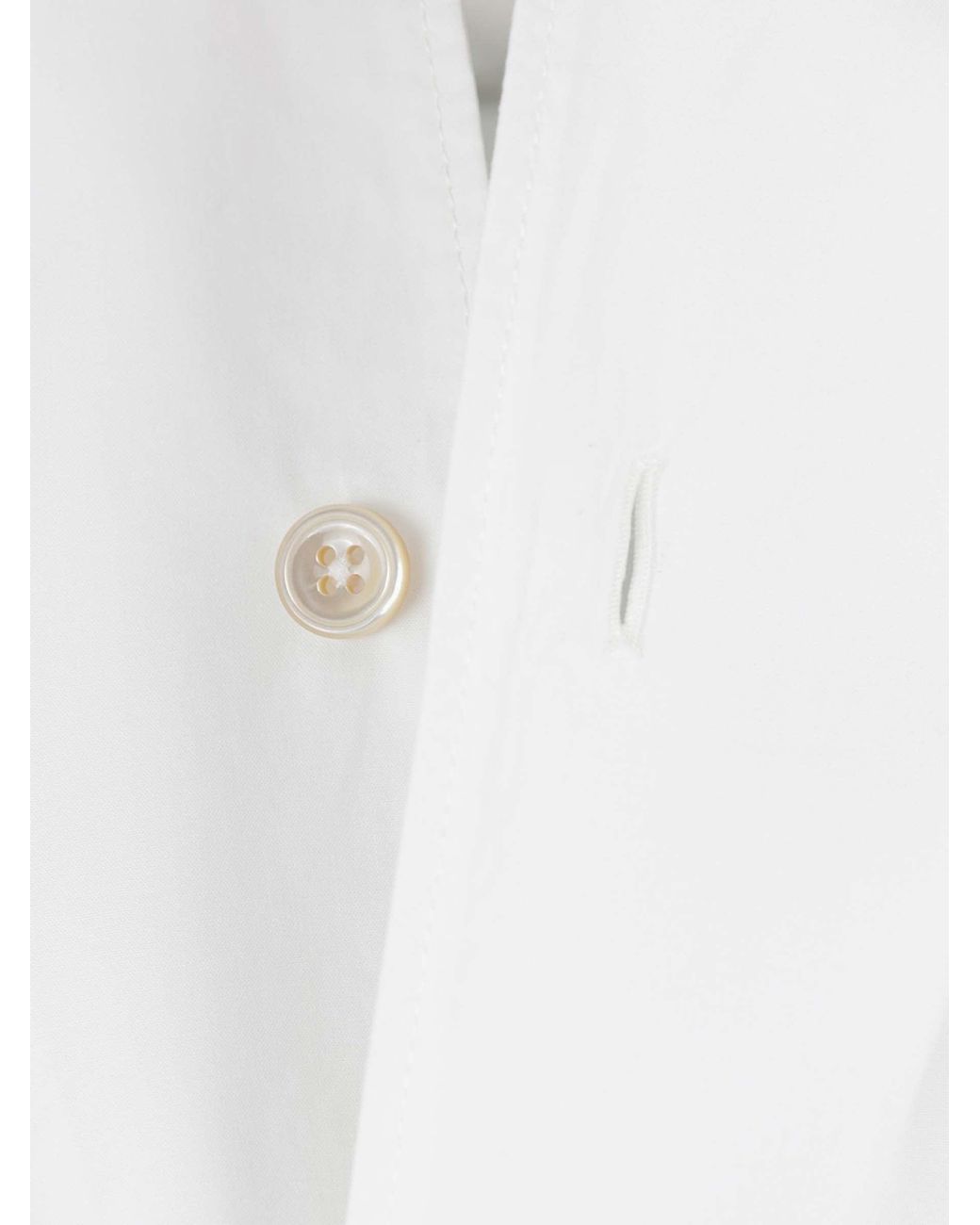 Santa Eulalia White Plain Shirt for men