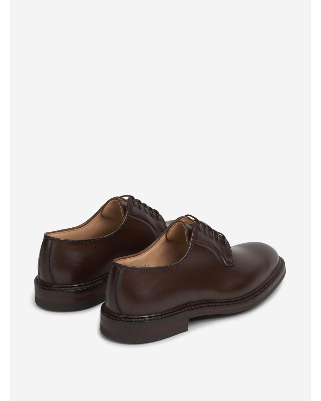 Crockett and Jones Brown Lanark 3 Shoes for men