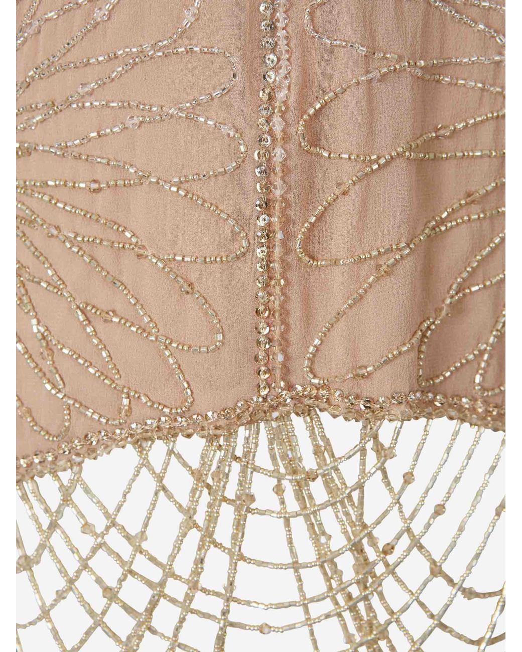 The Attico White Silk Mini Skirt