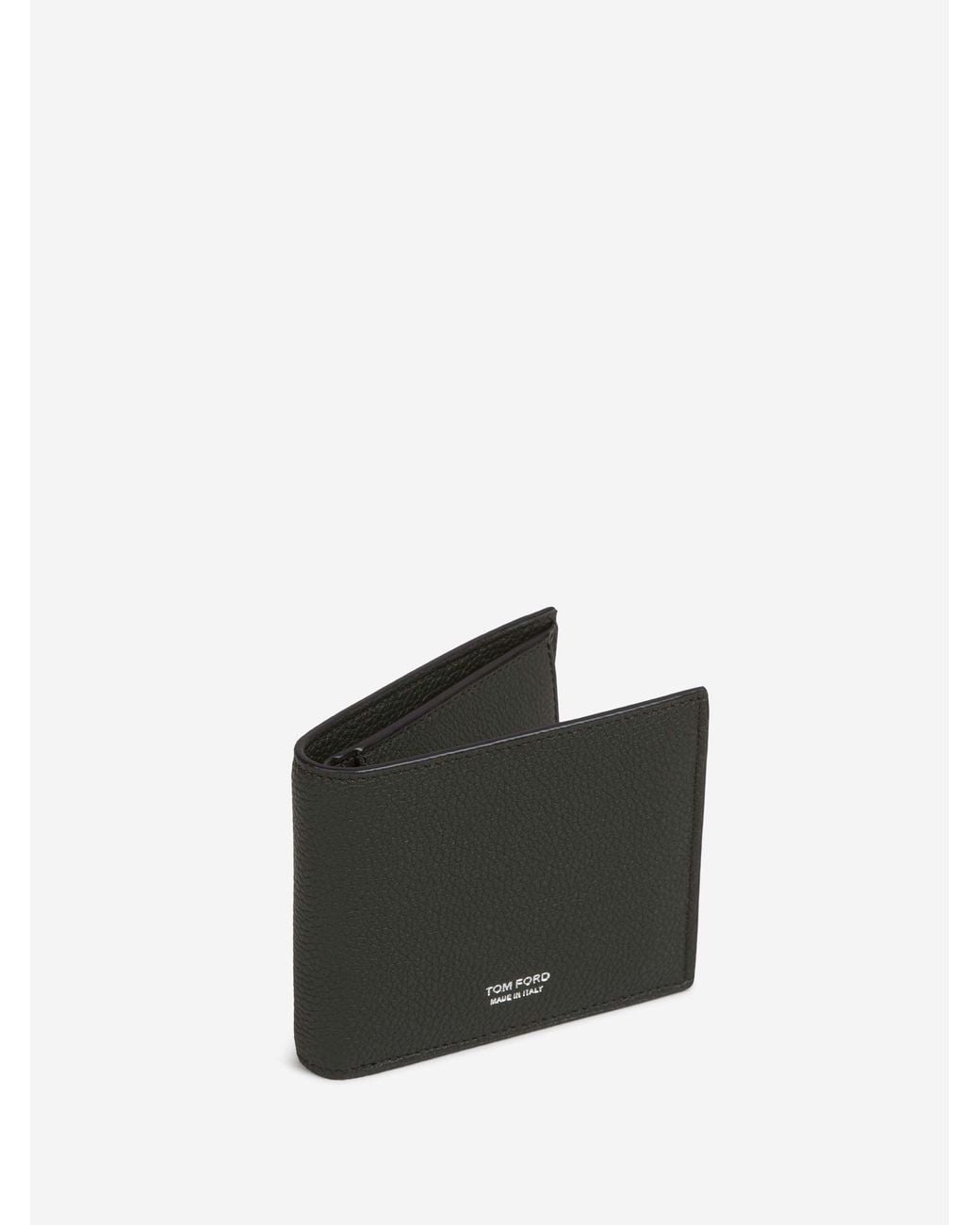 Tom Ford White Leather Folding Wallet for men