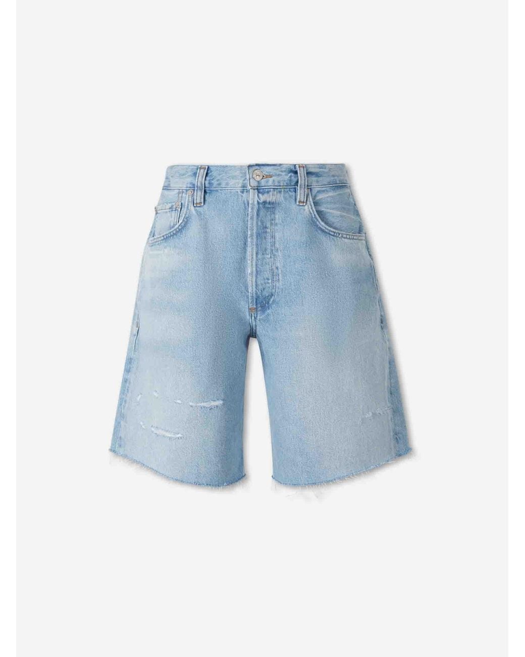 Citizens of Humanity Blue Ayla Bermuda Shorts
