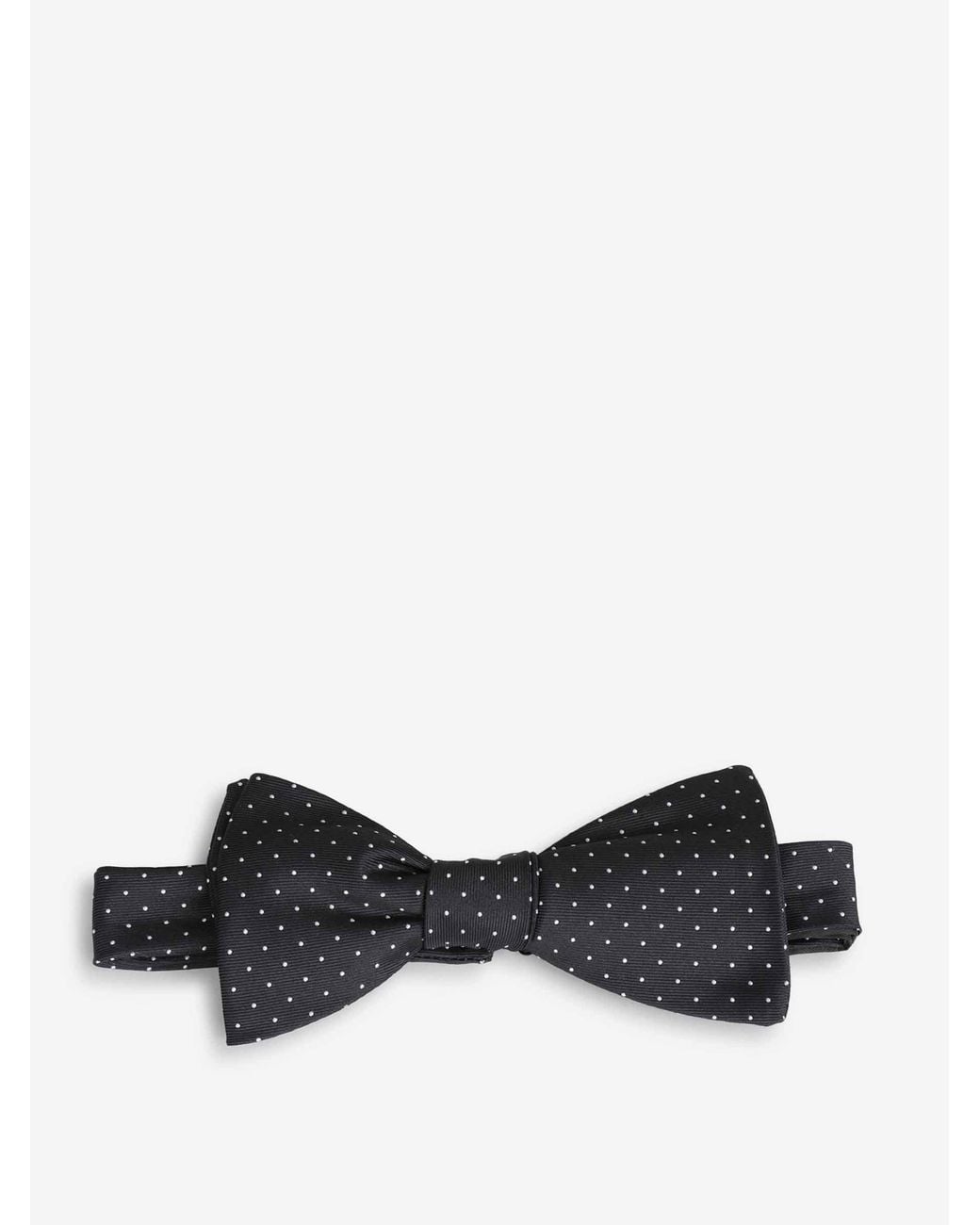 Petronius Black Polka Dot Bow Tie for men